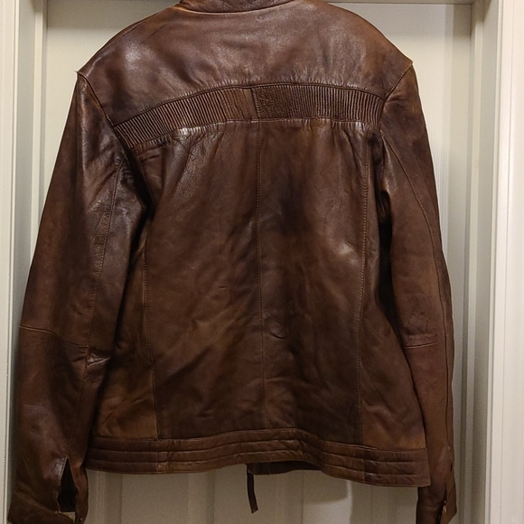 TIBOR Leather Riding Jacket - Picture 6 of 7